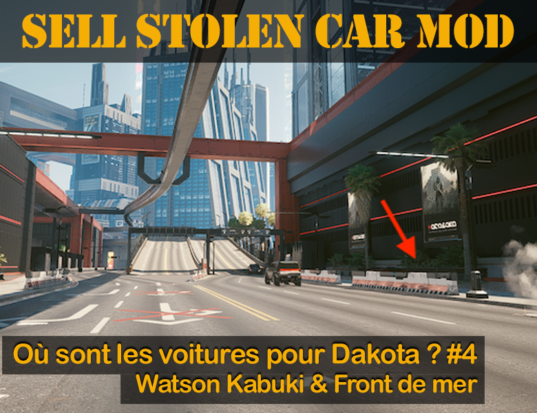« Sell Stolen Car Mod » missions à Watson Kabuki & Front de mer